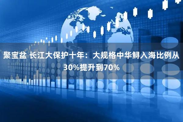 聚宝盆 长江大保护十年：大规格中华鲟入海比例从30%提升到70%