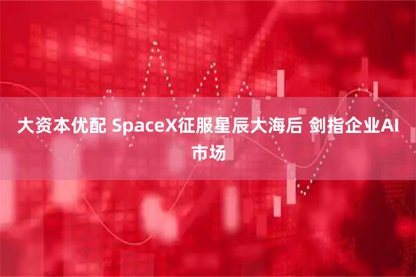 大资本优配 SpaceX征服星辰大海后 剑指企业AI市场