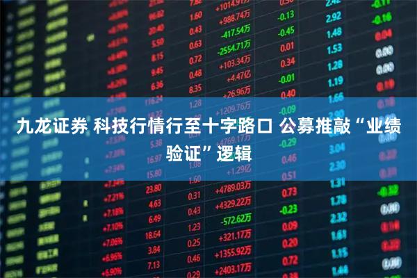 九龙证券 科技行情行至十字路口 公募推敲“业绩验证”逻辑